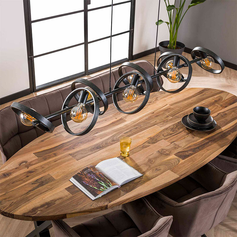 Octavia 8-lichts hanglamp