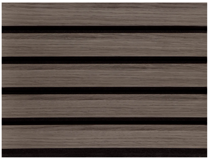 Decowall Acoustic Advanced Deluxe - Antraciet - 260x30cm - 2 stuks